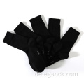 Umweltfreundliche schwarze, weiche, schwarze Bambus-Crew-Socken